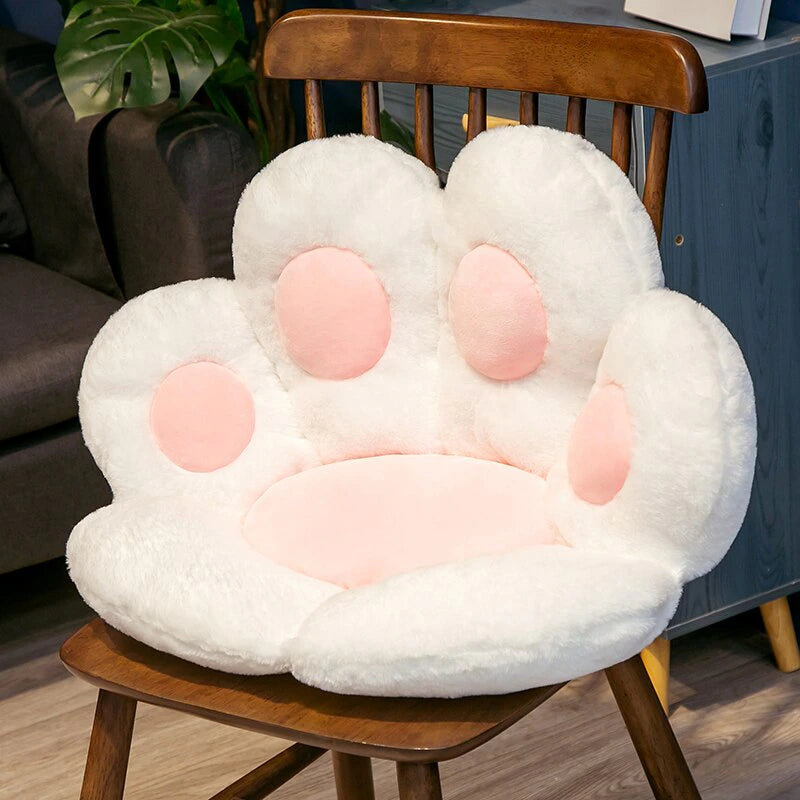 70*60Cm Kawaii Cat Paw Plush Toys Cute Soft Stuffed Floor Cushion Chair Sofa Butt Pad for Home Room Decoration Office Nap Dolls